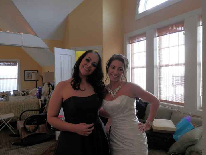 It's over and I'm married, whew!!! Pics included-of course!