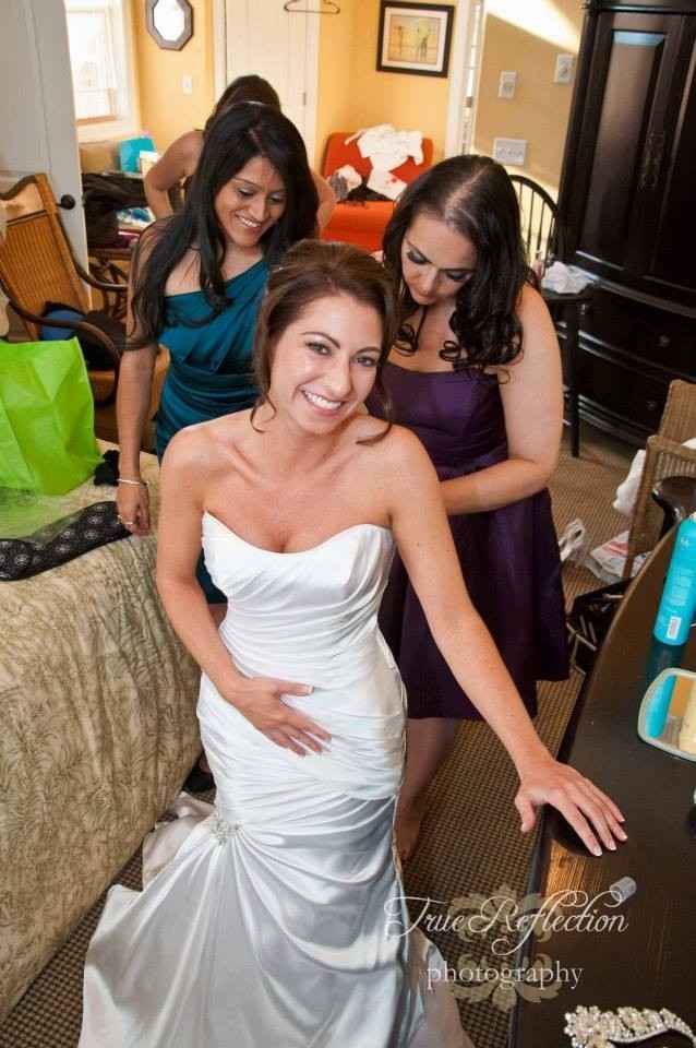 It's over and I'm married, whew!!! Pics included-of course!