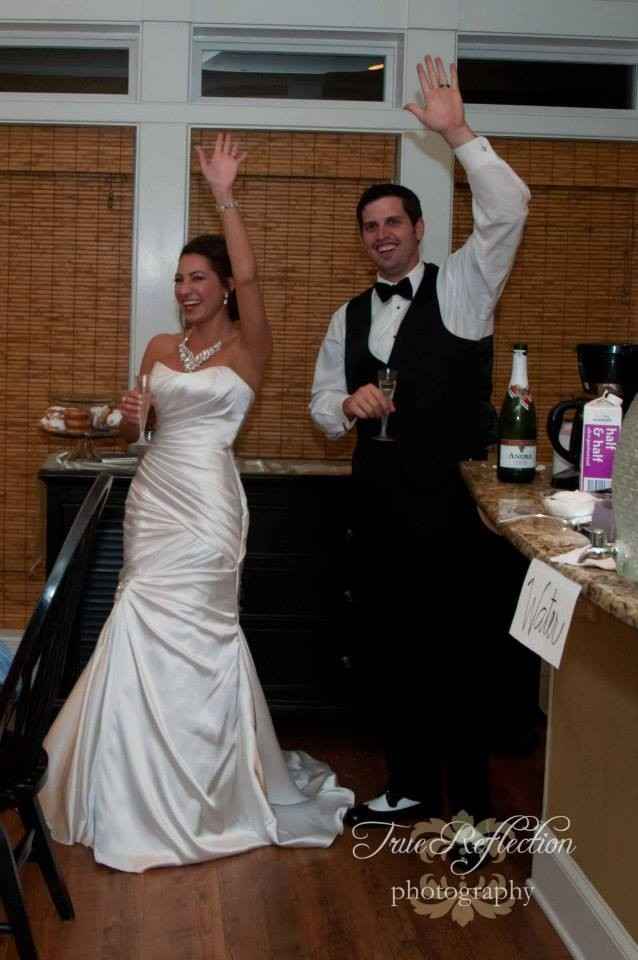 It's over and I'm married, whew!!! Pics included-of course!