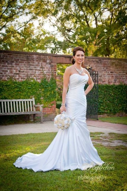 How many wedding dresses...