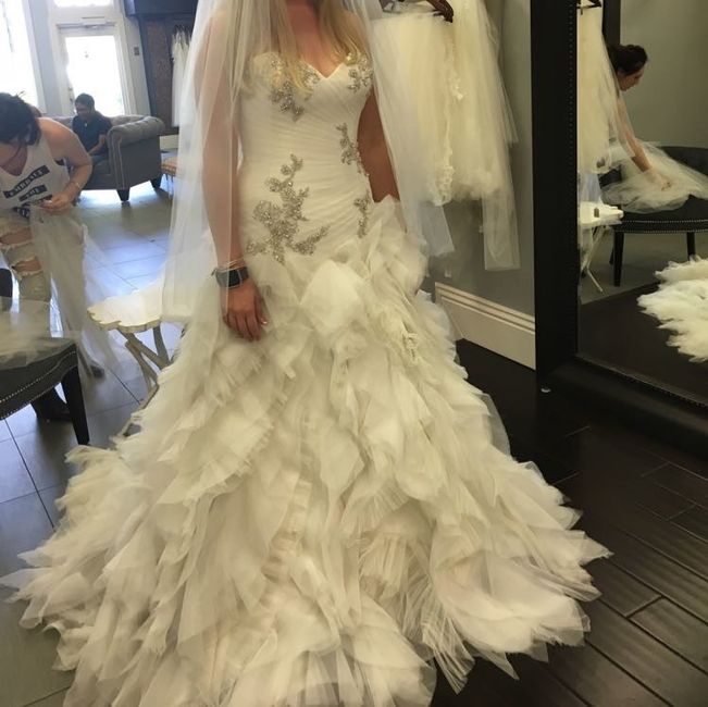 Let's see your wedding dresses.