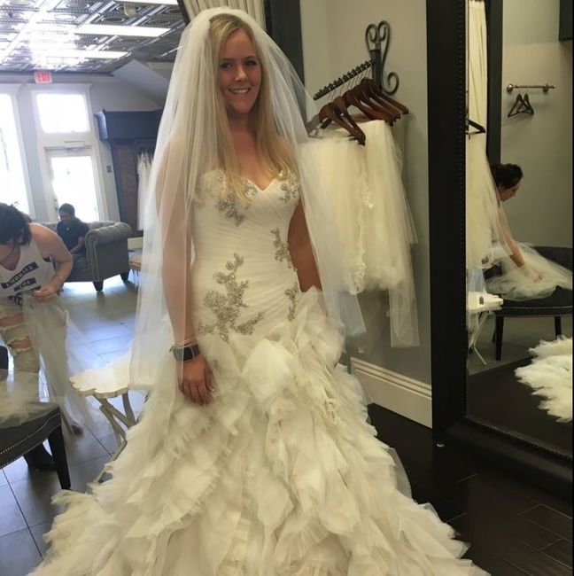 Any brides NOT wearing a cathedral veil?