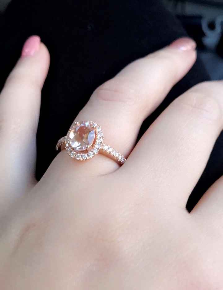Morganite with Diamond Accents in Rose Gold