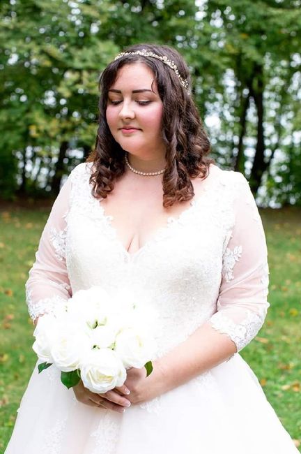 Brides!!!! Hair Down. show me your real pics - 1