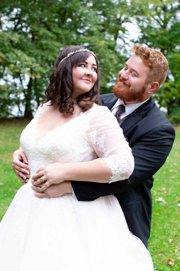 We look so happy in this photo that I don't even mind the angle!