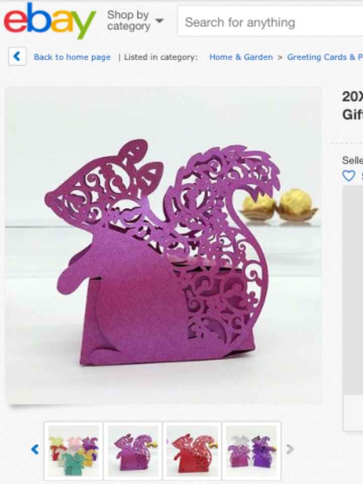 Squirrels will be throughout our reception decor