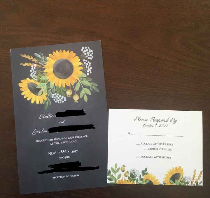 I'll show you mine if you show me yours...invitations, I mean.