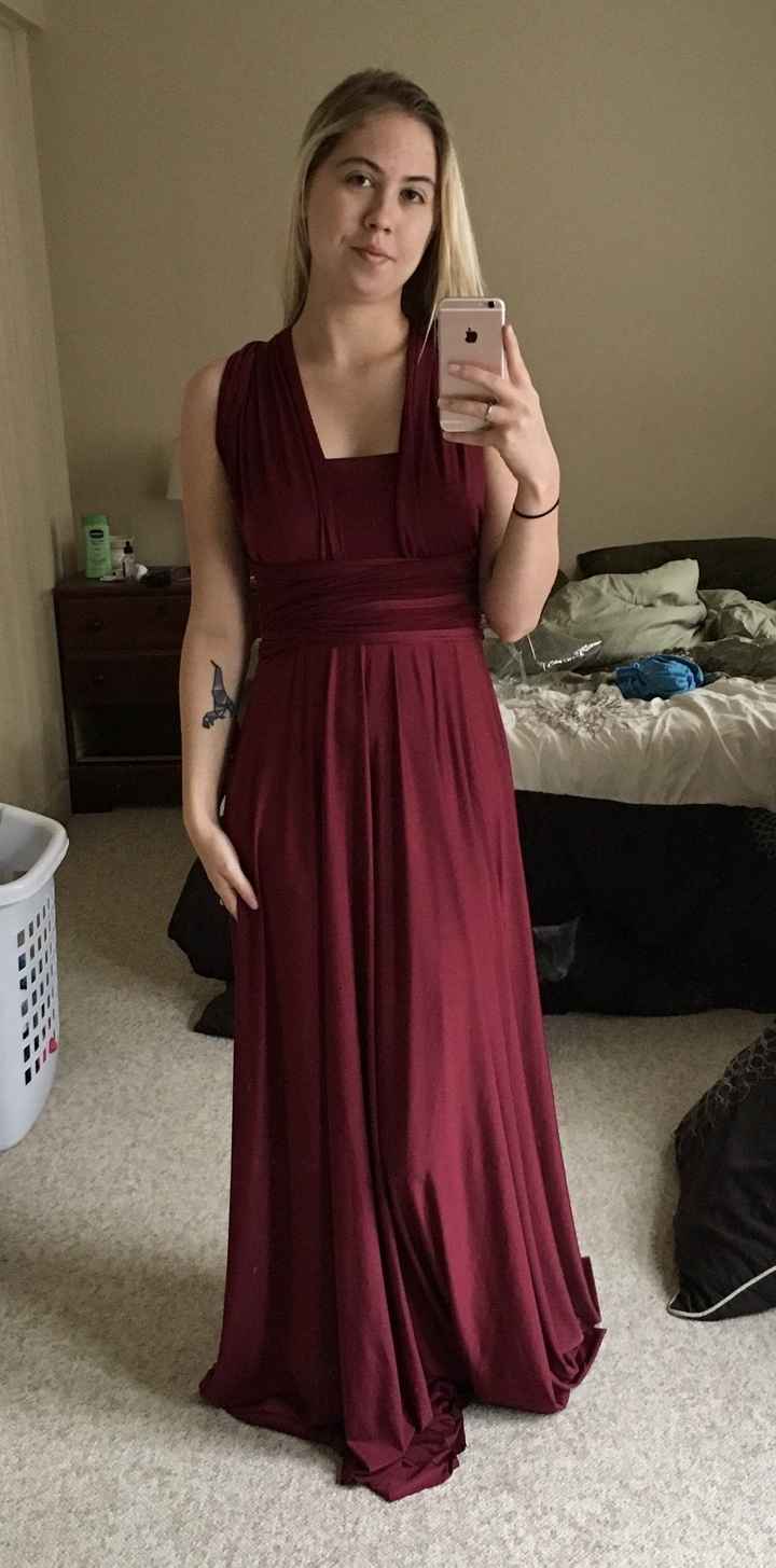 Bridesmaid dresses are in!!