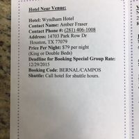 Do we need to block hotel rooms?