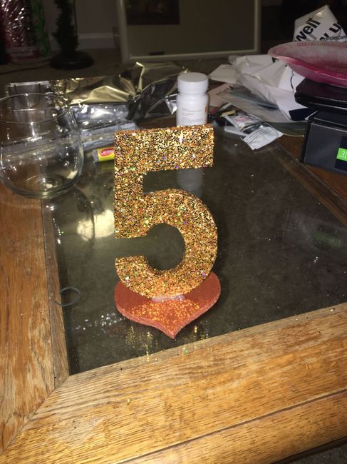 DIY Table Number!