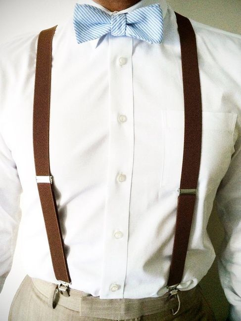 Grooms attire for husky naturalist