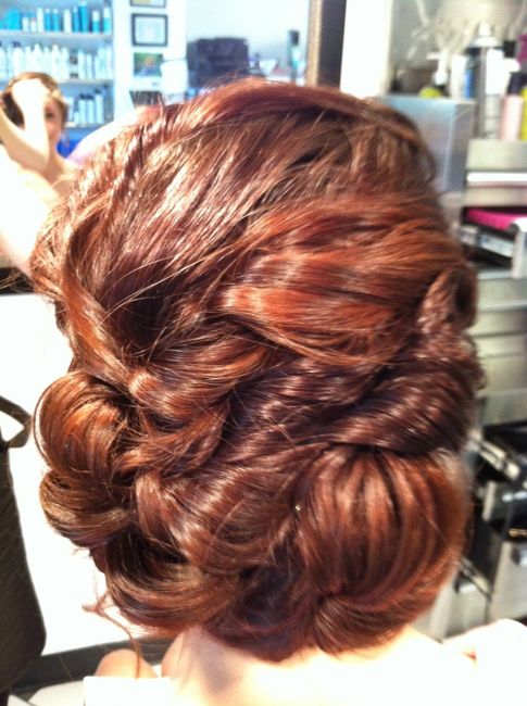 REAL Wedding, Medium/Short Bridal Hair