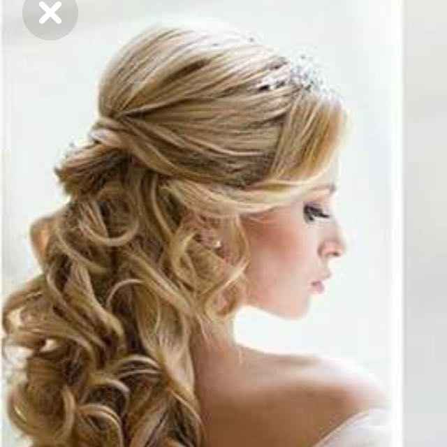 Hair for open back dresses - 1