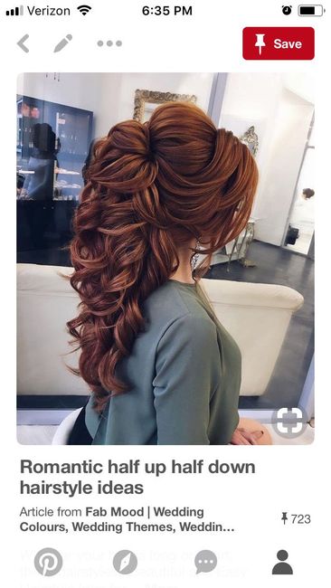 Hair for open back dresses 4