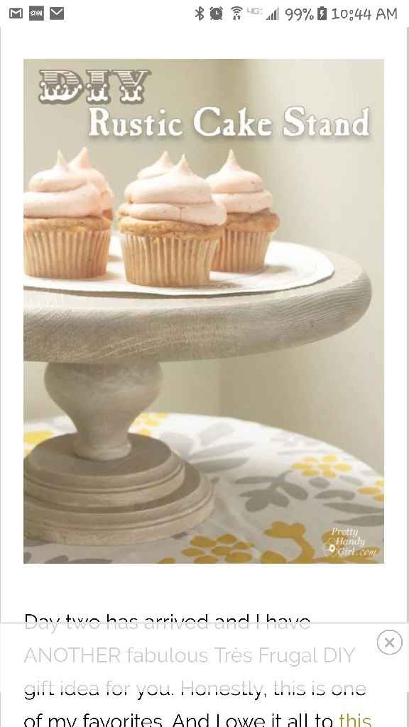 diy Cake Stand - 1