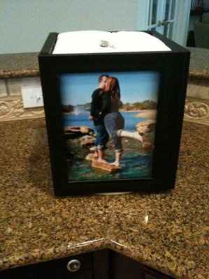 My First DIY (Picture Frame Card Box) *pics*