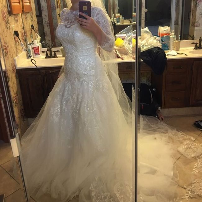 Let me see what you're wearing on your wedding day