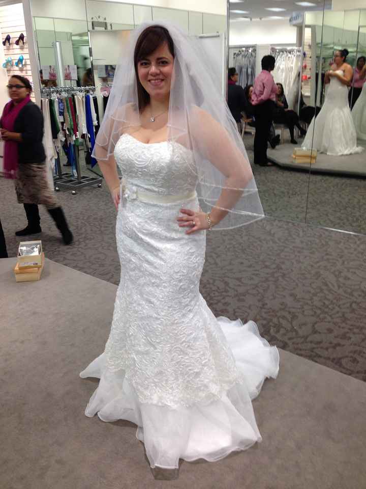 I said yes to the (right) dress.  FINALLY!