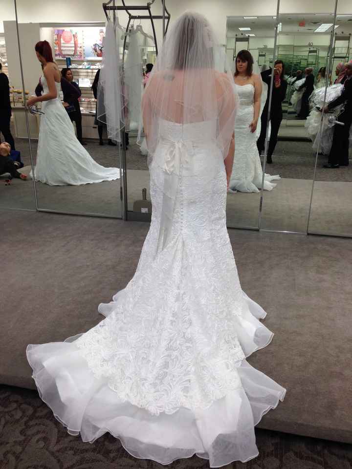 I said yes to the (right) dress.  FINALLY!