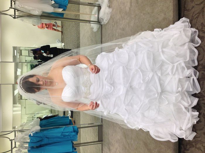 I said yes to the (right) dress.  FINALLY!