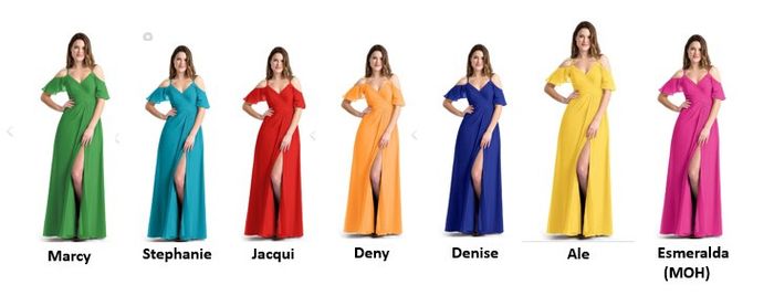 Mismatched bridesmaids - 1