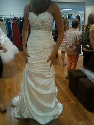 So you said yes to the dress.... now let's see it! :)