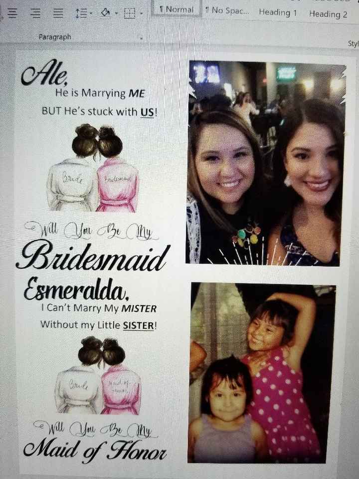 Unique/thoughtful bridesmaid proposals - 1