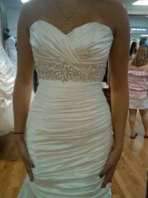 So you said yes to the dress.... now let's see it! :)