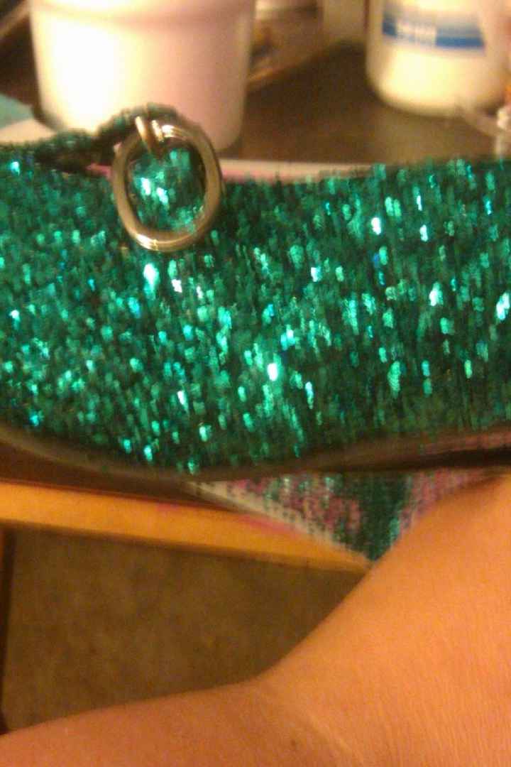 The start of my DIY Glitter Shoes *work in progress*