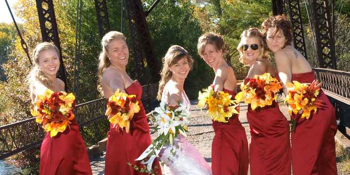 How many times did you change your wedding colors?