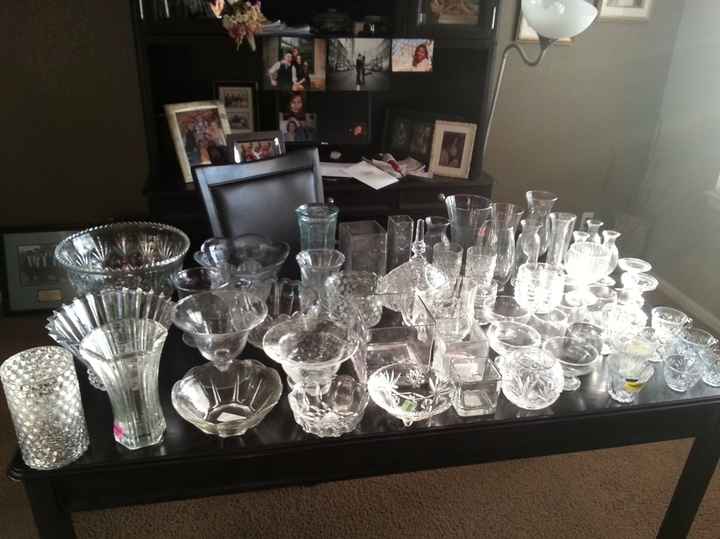 Mercury Glass Centerpiece - DIY -- ALL DONE!!!!  UPDATE