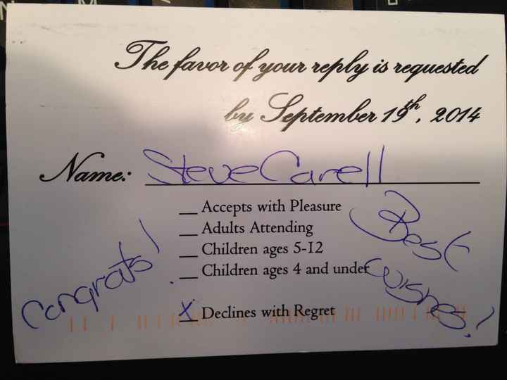 Interesting RSVP...