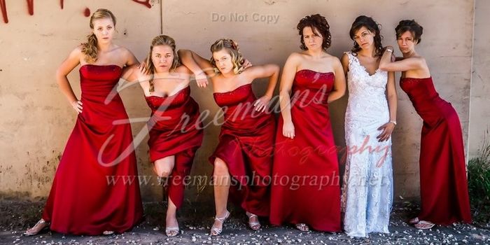 How much are your bridesmaids matching?