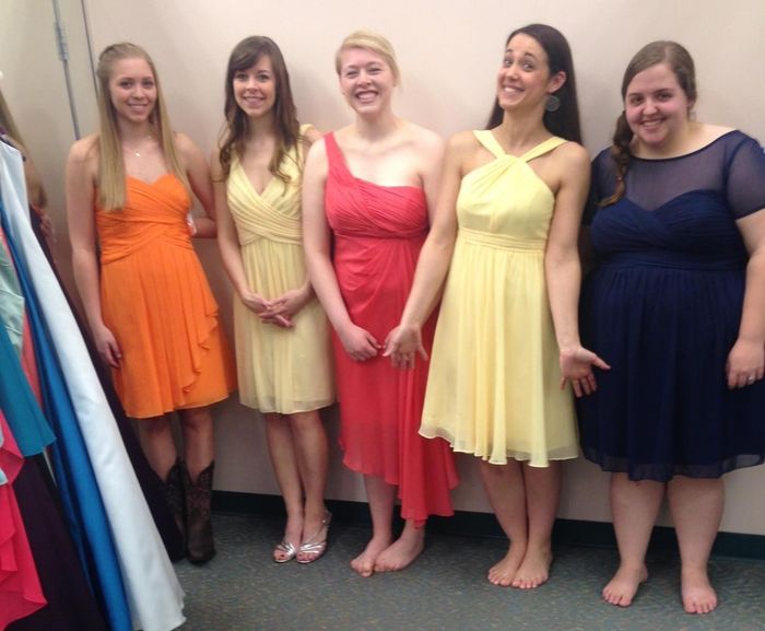 Bridesmaids All Different Shapes & Sizes...Advice