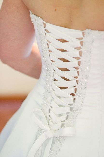 Corset back dress  w/o modesty panel questions 🤷‍♀️ 3