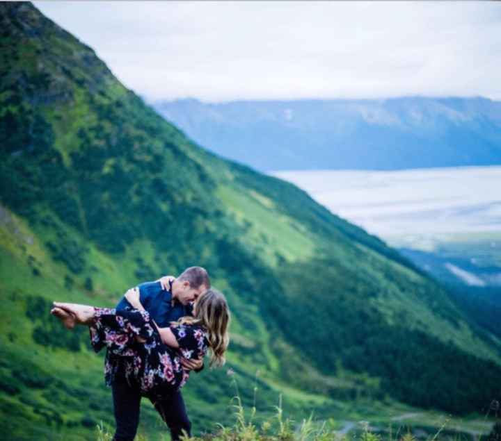 Save the dates/engagement pics are in! - 1
