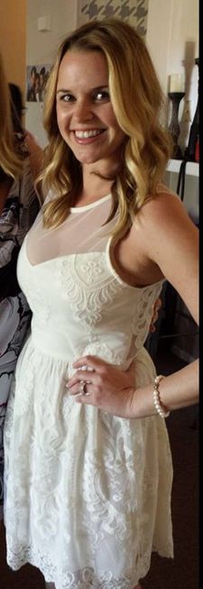 Bridal shower dress