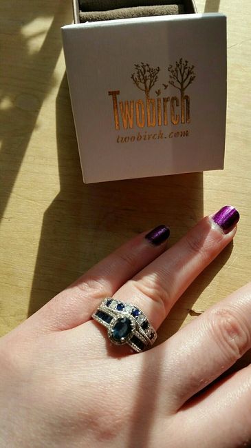 Wedding bling just arrived!