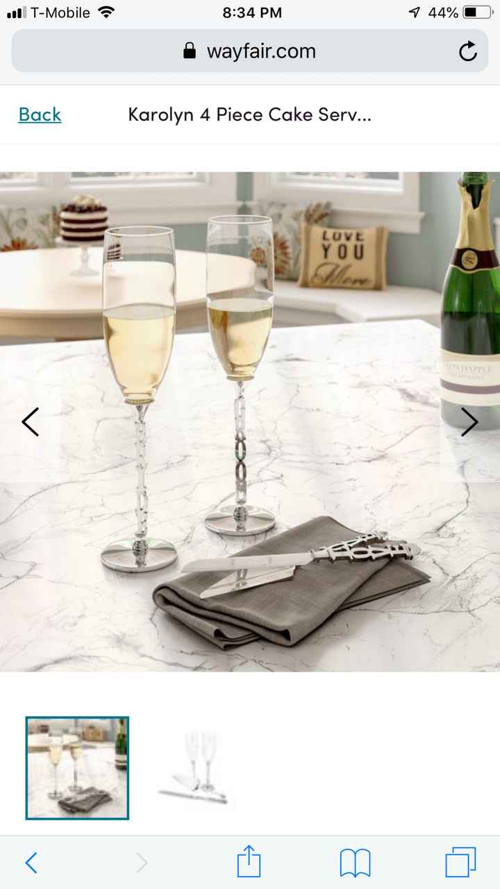 Champagne flutes...what the heck to put on them? - 1