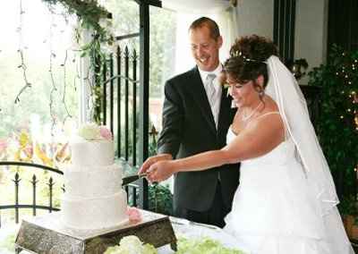Broken Swarovski Crystal Cake Topper