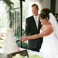 Broken Swarovski Crystal Cake Topper
