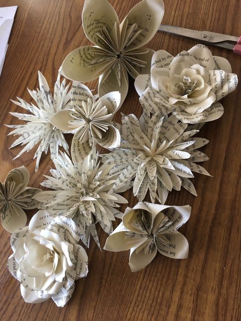 DIY paper flowers. How do these look?