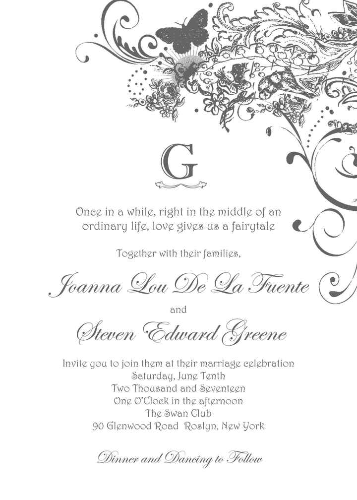 Opinions on my Invites