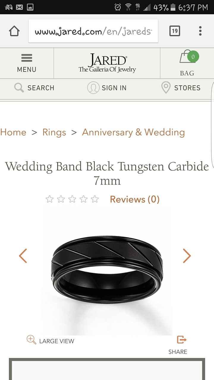 FOUND HIS WEDDING BAND!!!!!