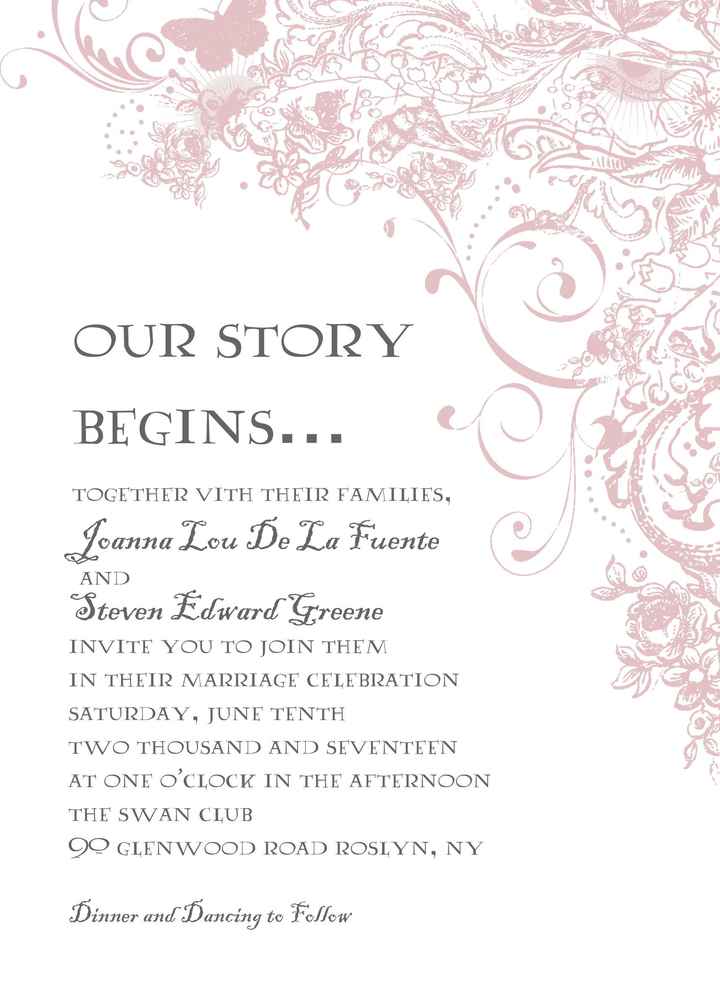 Opinions on my Invites