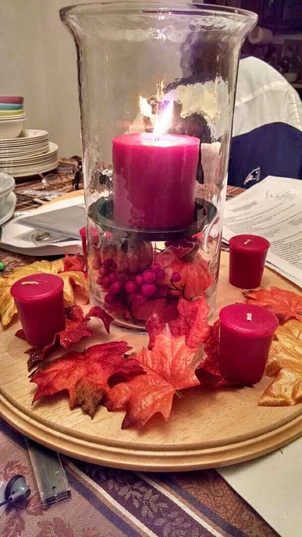 Fall centerpieces