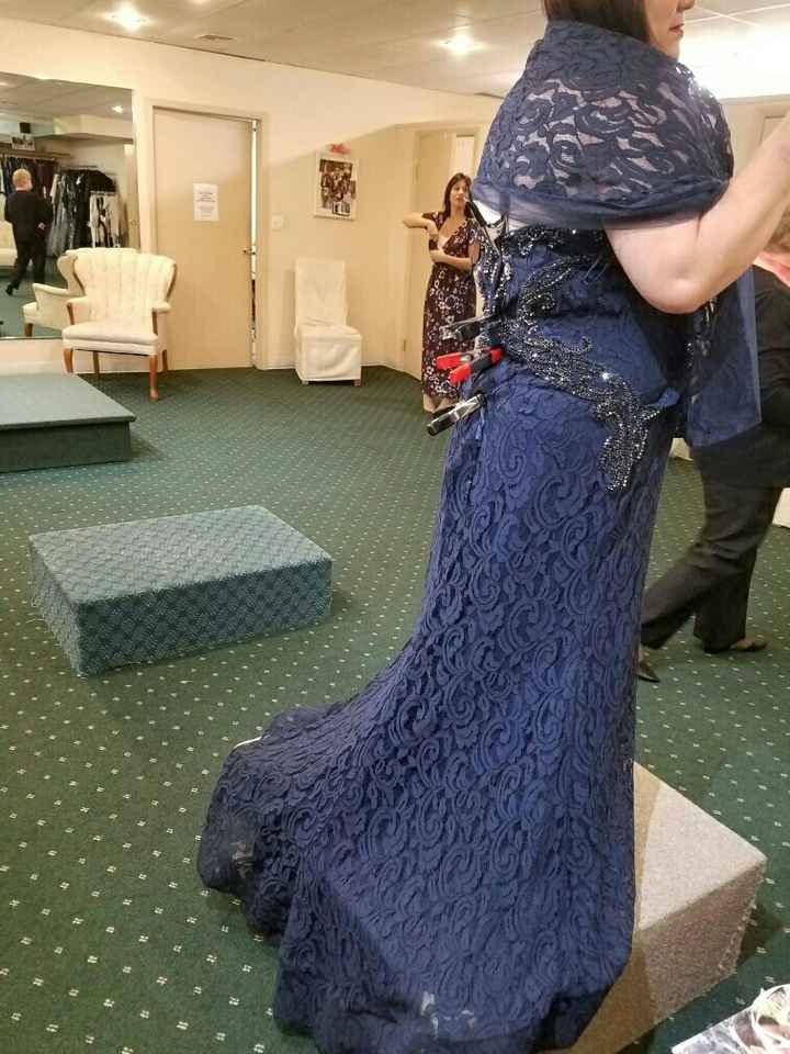 Mom said yes to the dress!