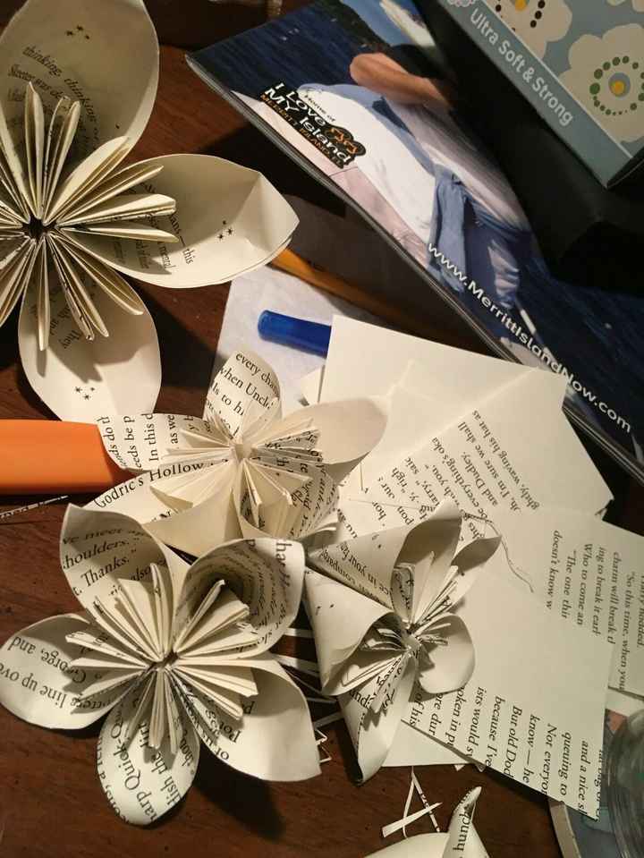 DIY paper flowers. How do these look?
