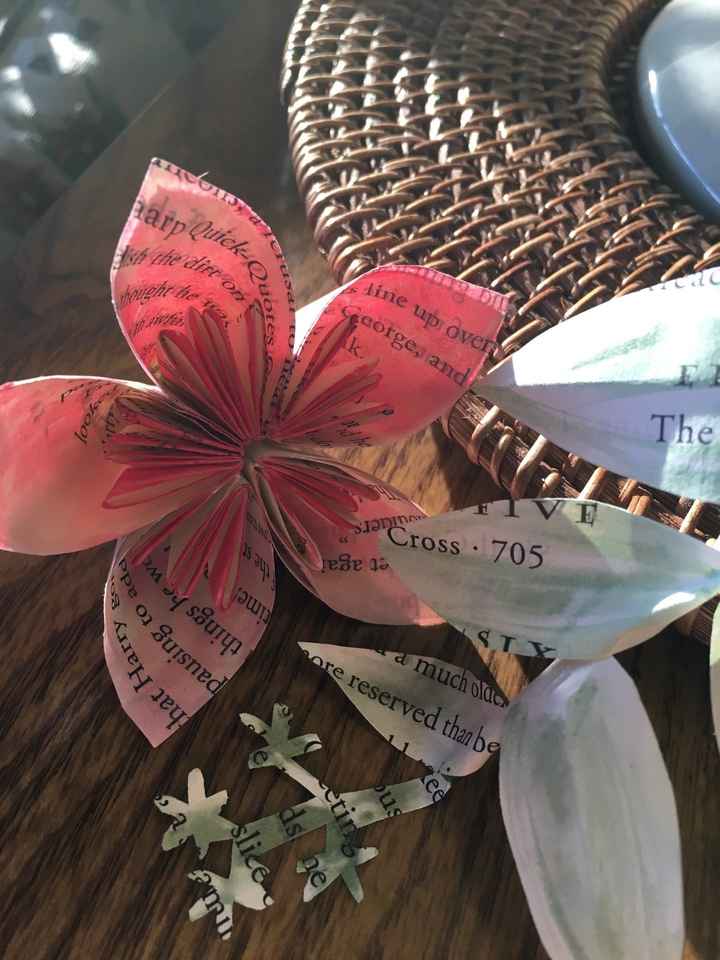 DIY paper flowers. How do these look?