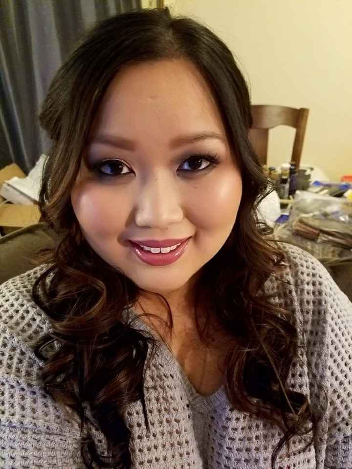 Can I see some pictures of brides who did their own makeup?